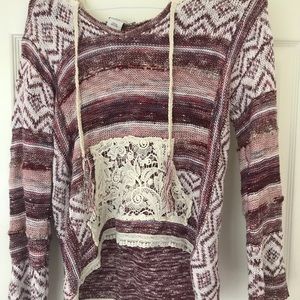 Boho style hoodie